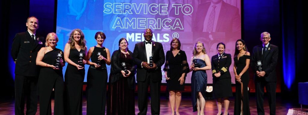 2022 Sammies winners on stage at the Kennedy Center